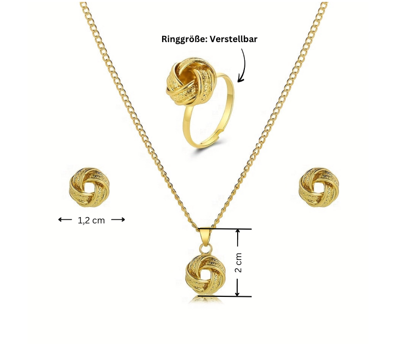 ヴィンテージボヘミアンジュエリーセット - 結びデザイン