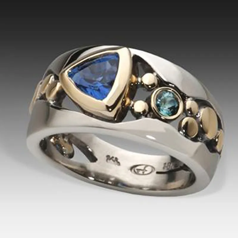 timeless blue vintage ring