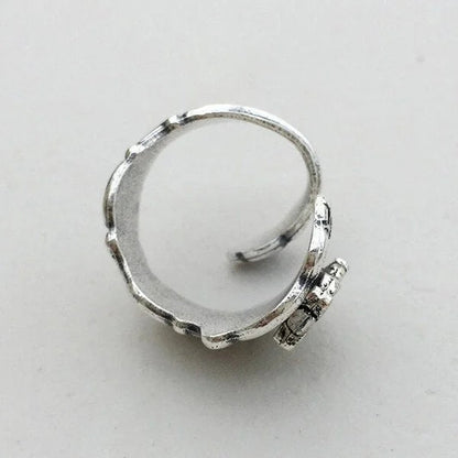 カスタマイズ可能なフクロウのスプーンリング – 動物好きのための完璧なジュエリー！