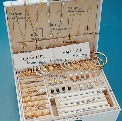 エレガントな86点ジュエリーセット 50点限定