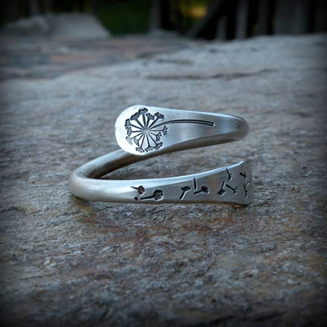 エドラー ヴィンテージリング タンポポデザイン